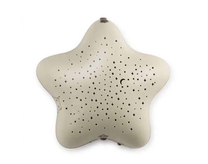 PABOBO Projecteur Musical d'Etoiles � Piles - Beige - D�s 12 mois