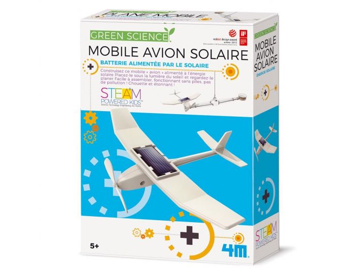 4M Kit de Fabrication - Avion Solaire - D�s 6 ans