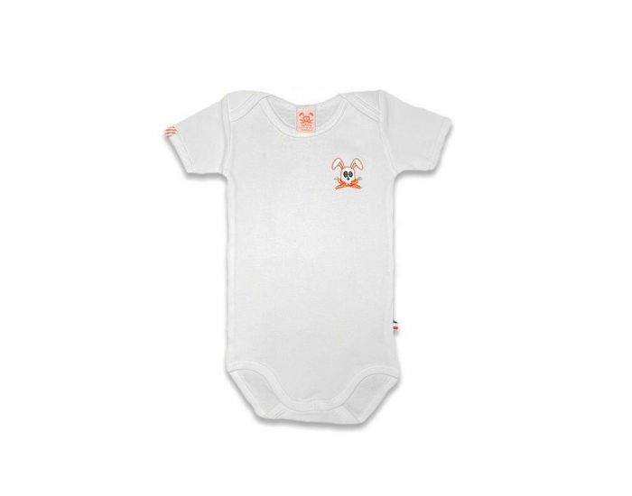 PAPATE Body en Coton Bio - Fuzzy - Blanc