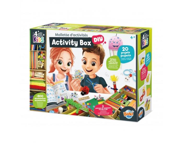 BUKI FRANCE Mallette d'Activit�s Cr�atives - D�s 4 Ans