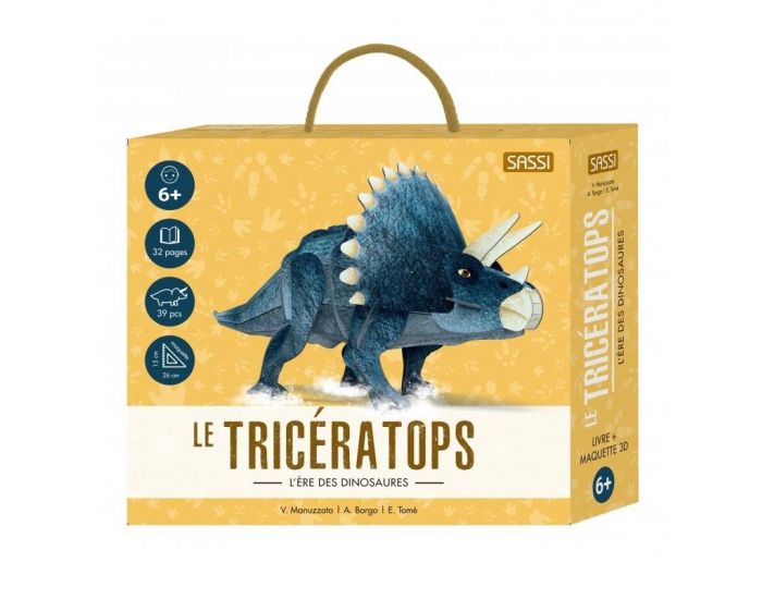 SASSI JUNIOR L're des Dinosaures - Le Tricratops - Ds 6 ans 