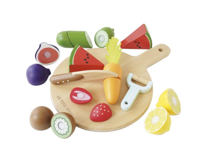LE TOY VAN Aliments en Bois � D�couper - D�s 2 Ans
