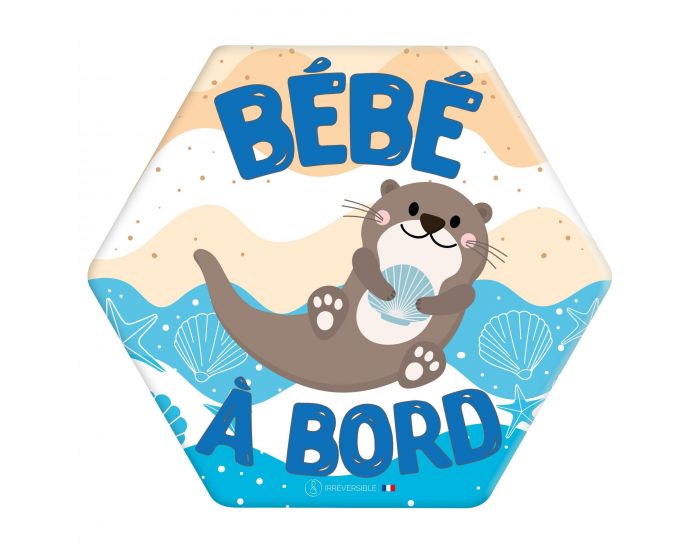 IRREVERSIBLE Adh�sif / Autocollant - B�b� � Bord - Loutre