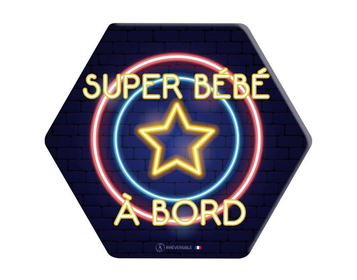 IRREVERSIBLE Adh�sif / Autocollant - B�b� � Bord - N�on