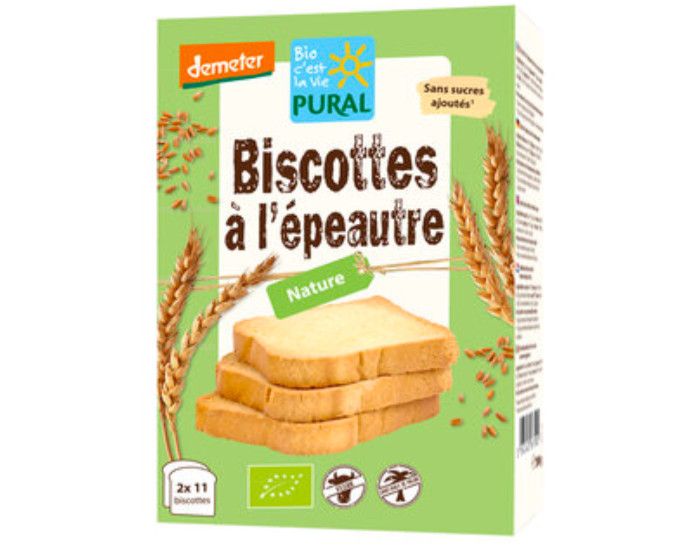 PURAL Biscottes Epeautre - 200 g