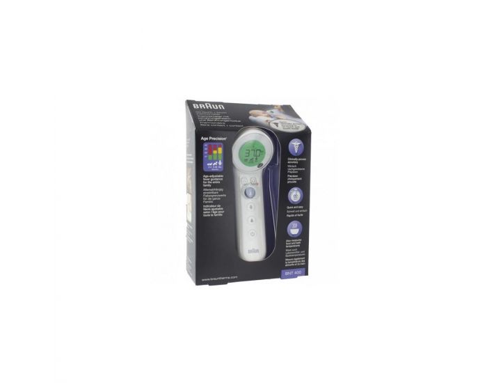 BRAUN Thermom�tre - Frontal - Sans Contact - BNT400WE