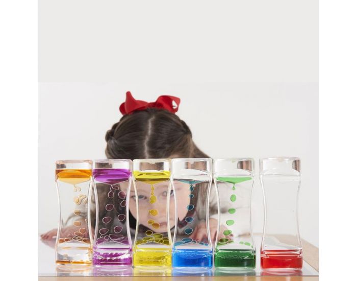 TICKIT Set de 6 sabliers liquides en cascade TICKIT