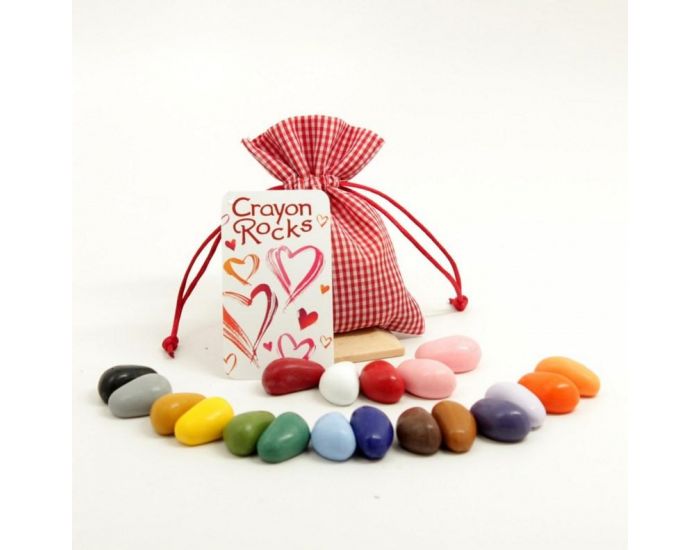 CRAYON ROCKS 20 Cailloux Crayons Sachet AMOUR - D�s 3 ans
