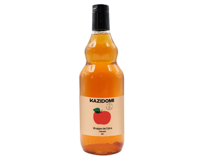 KAZIDOMI Vinaigre de Cidre Pomme - 75 cl