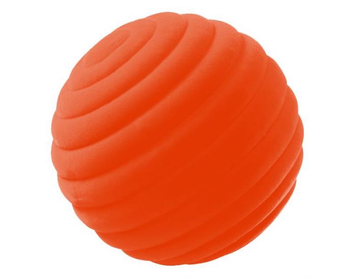 RUBBABU Balle Tactile Top Orange - Ds 12 mois