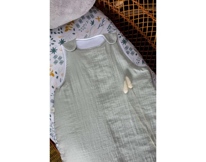 KADOLIS Gigoteuse �t� - Gaze de Coton Bio - Vert Aqua 0 � 6 Mois