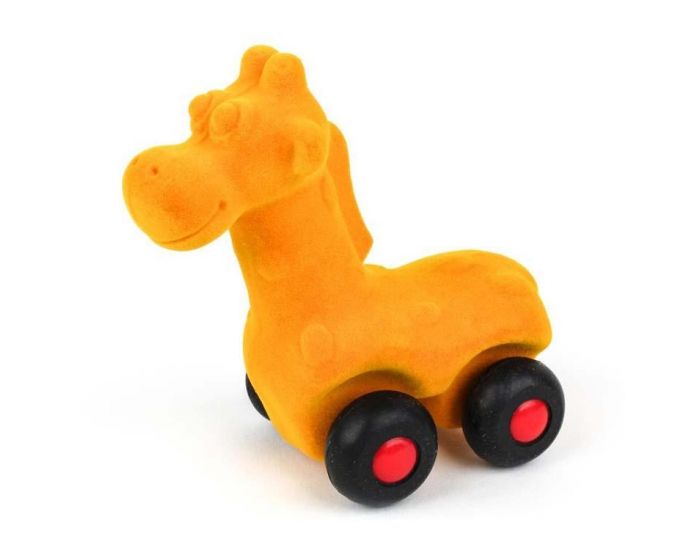 RUBBABU Animal roulant Girafe Jaune - D�s 12 mois