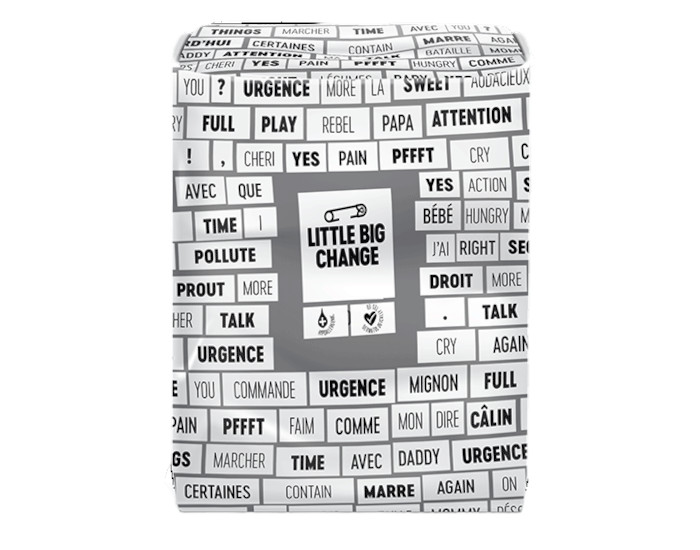 LITTLE BIG CHANGE Couches cologiques Bb - Taille 3 - 4-9 kg