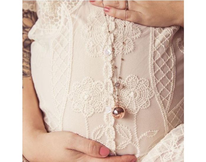 PROUD MAMA Bola de Frossesse - Fine avec Quartz Rose 