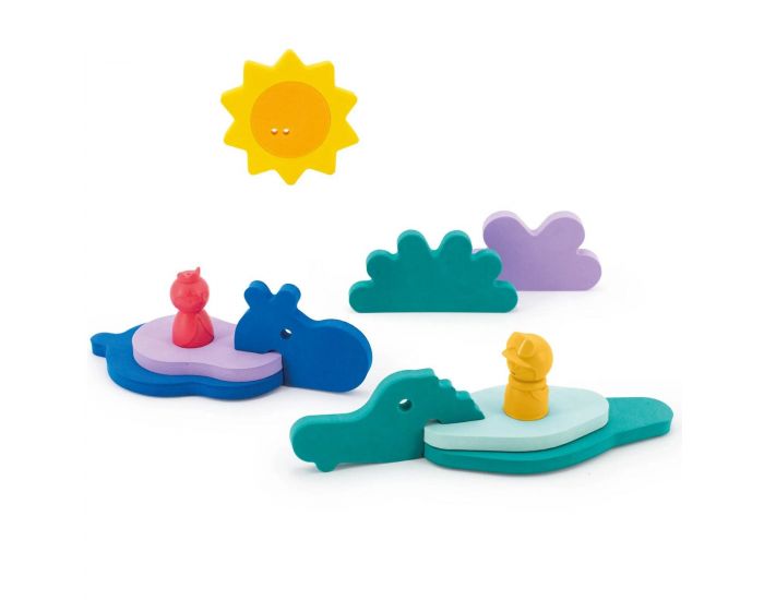 QUUT Puzzle de Bain - Dans la Jungle - D�s 12 mois