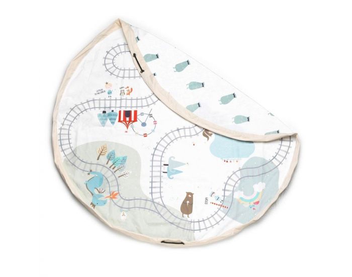 PLAY & GO Tapis et Sac de Rangement - Train