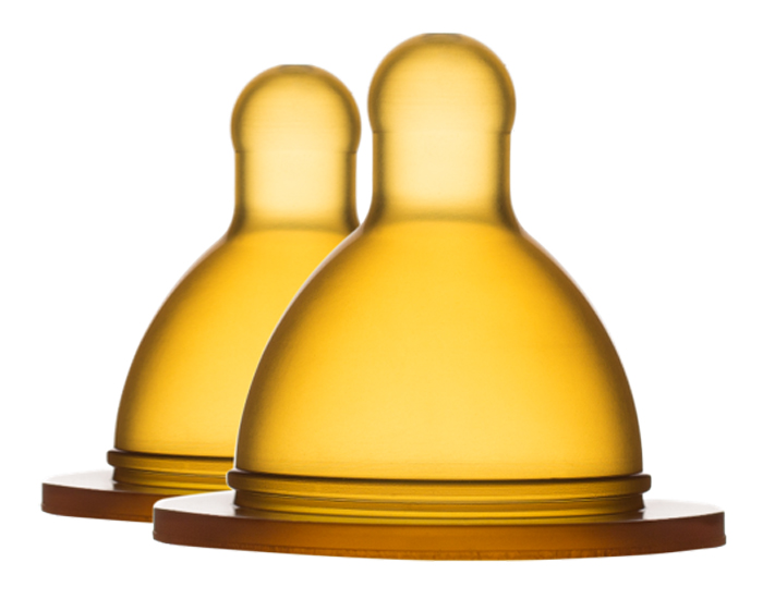 ECOVIKING Ttines Caoutchouc Naturel Col Large - Lot de 2 