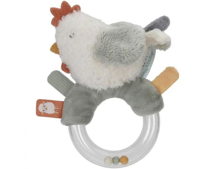 LITTLE DUTCH Hochet Anneau Poule - D�s 12 mois