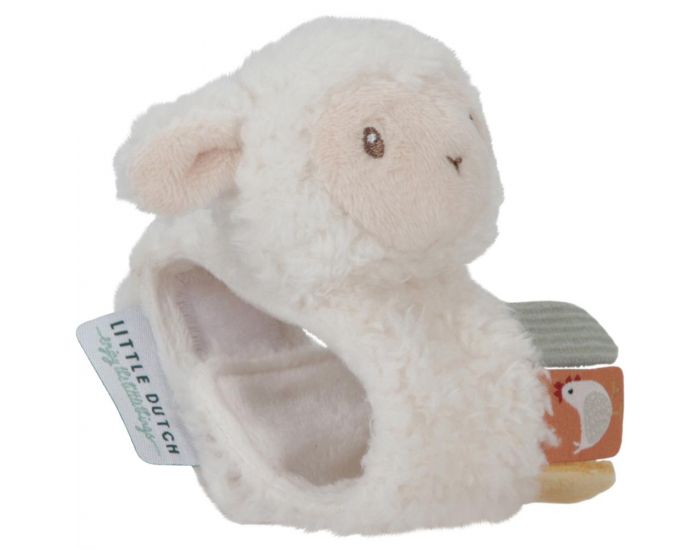 LITTLE DUTCH Bracelet Hochet - Mouton - D�s 12 mois
