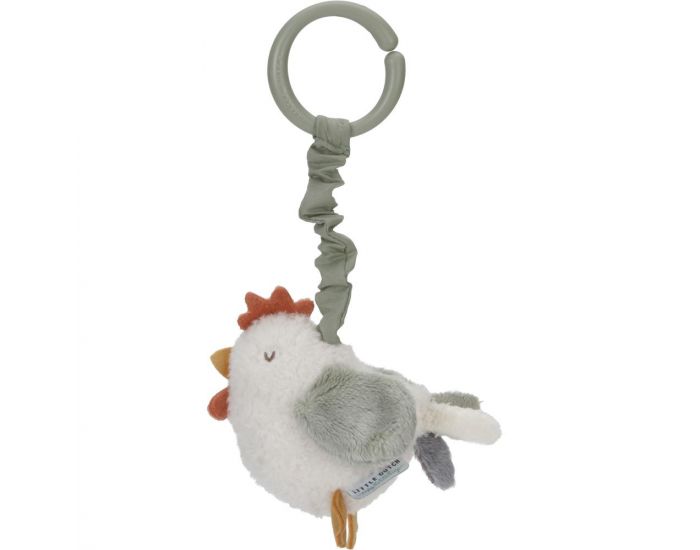 LITTLE DUTCH Peluche Poule Vibrante � Suspendre - D�s 12 mois 