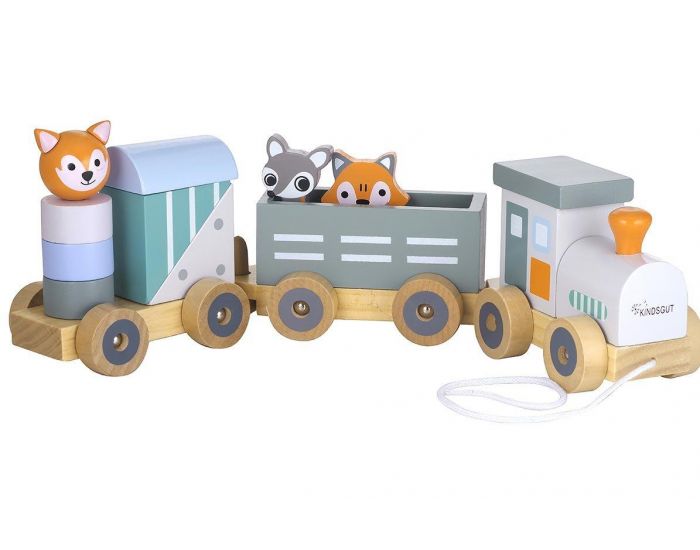 KINDSGUT Petit Train - Les Animaux du Zoo - D�s 3 ans 