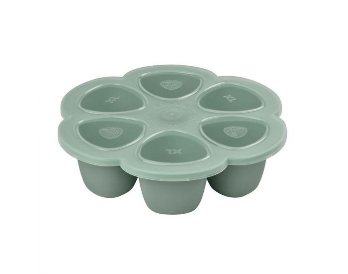 B�ABA Moule de Cong�lation Multiportions - 6 x 150ml - Vert Sauge