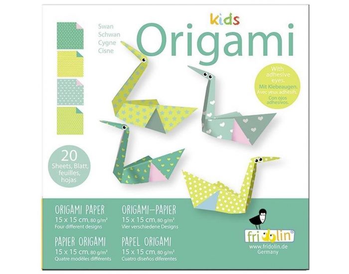 FRIDOLIN Kids Origami - Cygne - D�s 6 ans