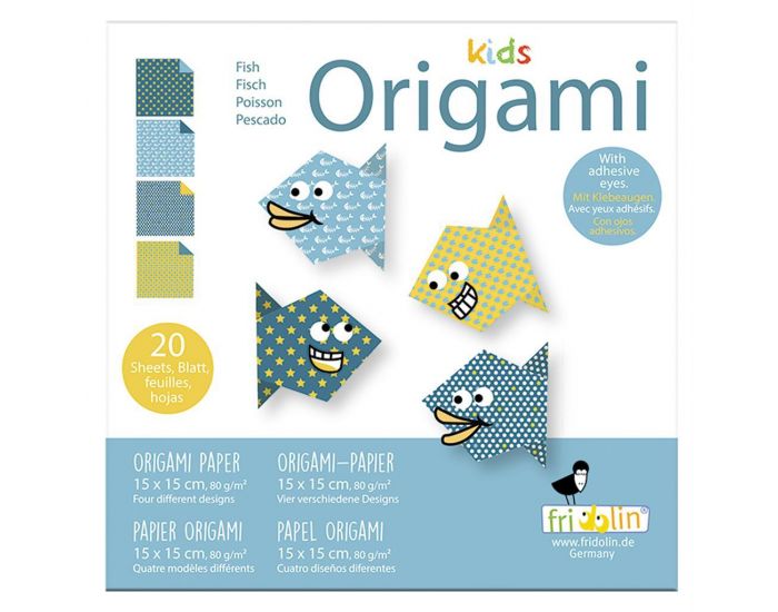 FRIDOLIN Kids Origami - Poisson - D�s 6 ans