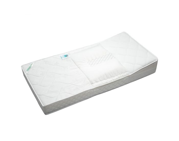SEVIRA KIDS Matelas Anti-Reflux avec Plan Inclin� et Cale B�b� Amovible - Blanc - 60x120 cm 