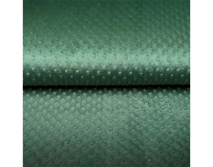 CRAFT LOOM Tissu Minky � Pois Haute Qualit� - Tailles au M�tre - Vert 