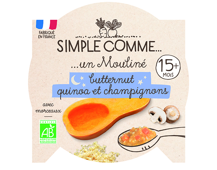 SIMPLE COMME Assiette - Ds 15 mois - 230 g