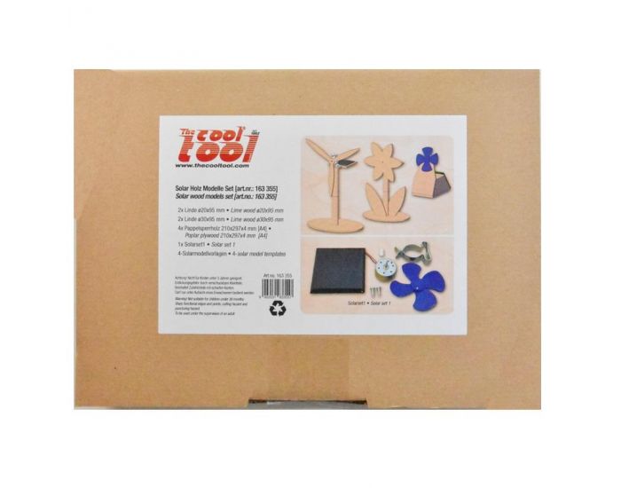 THE COOL TOOL Mat�riel pour Maquettes Solaires en Bois - D�s 4 ans
