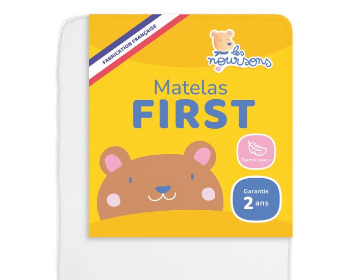 LES NOURSONS Matelas B�b� First - 10 cm
