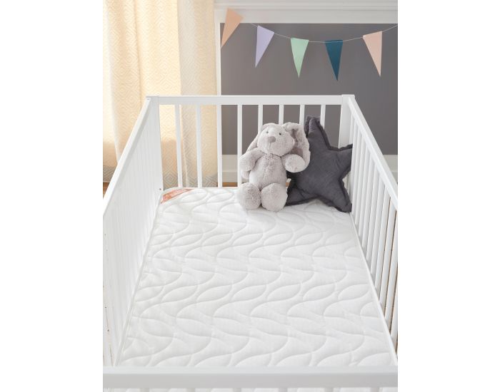 BABYSOM Matelas B�b� Climatis� - R�versible et D�houssable - 14 cm 