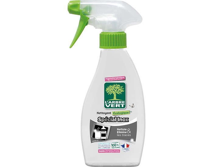 L'ARBRE VERT Spray Nettoyant Spcial Inox - 250 ml