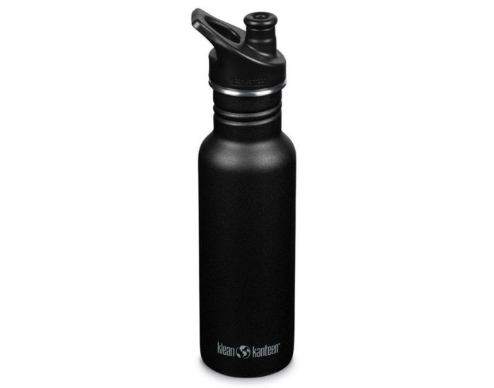 KLEAN KANTEEN Gourde Inox Classique - Bouchon Sport - Black - 800 ml 
