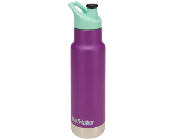 KLEAN KANTEEN Gourde Inox Isotherme - Bouchon Sport - Sparkling Grape - 355 ml
