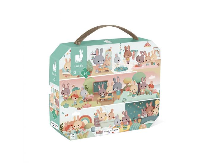 JANOD Puzzle Une Journ�e 24 Pi�ces - D�s 3 ans