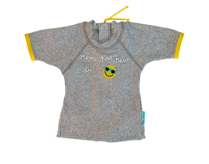 MAYOPARASOL Griset Tshirt top anti UV manches courtes Griset Gris