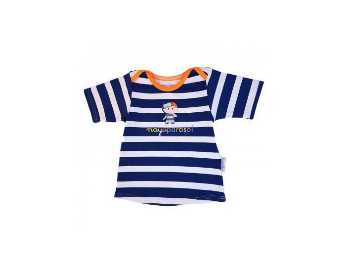 MAYOPARASOL Marinou Fluo Mariniere manches courtes anti UV Marine