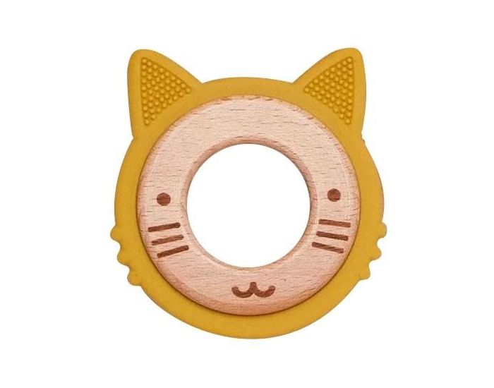 KIDS OF THE WOOL Anneau de Dentition - Silicone et Bois