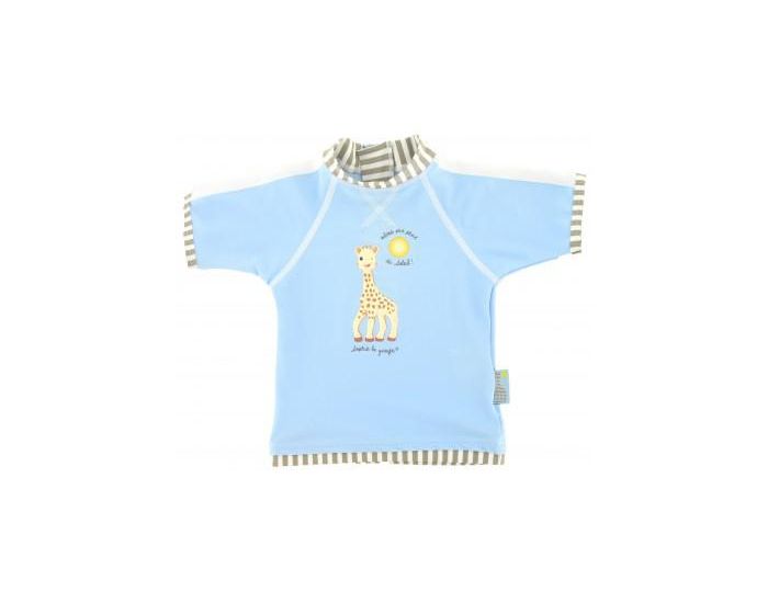 MAYOPARASOL Sophie la girafe® Tshirt top anti UV manches courtes Bleu