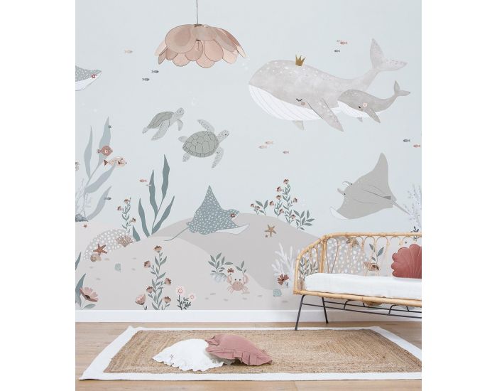 LILIPINSO Papier Peint Panoramique - Ocean Field - Fonds Marins