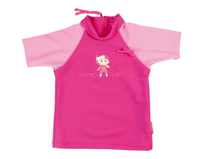 MAYOPARASOL Rosie Mangue T-shirt top manches courtes anti UV Rose