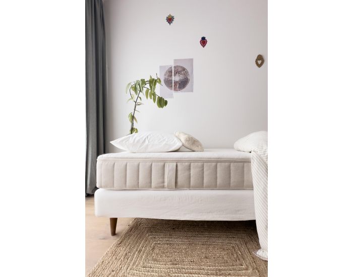 KADOLIS Matelas Enfant - Chanvrenatura  90 x 190 cm
