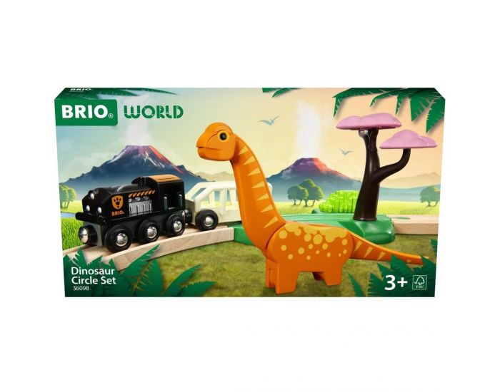BRIO Circuit de Train - Dinosaure - D�s 2 ans