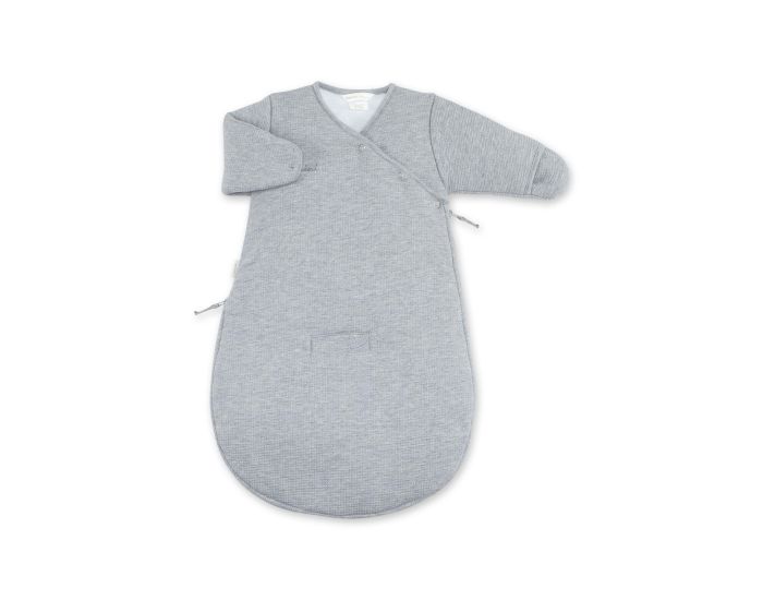 BEMINI Gigoteuse avec Moufles Pady Waffle Jersey - Bio - Hiver - Tog 2.5 - 1 � 4 Mois 