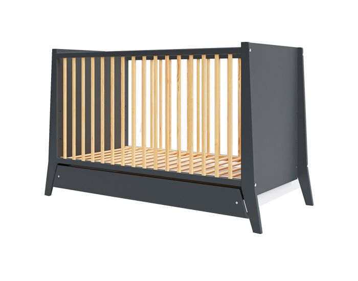 PREMIERS MOMENTS - Lit B�b� Evolutif avec Tiroir - Zo� - 120x60 cm