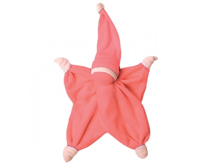 HOPPA doudou Sisco - Ds la naissance Corail / vieux rose