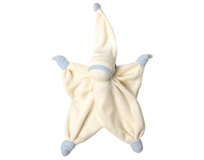 HOPPA doudou Sisco - Ds la naissance Blanc cass / bleu marine